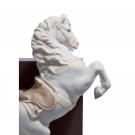Lladro Classic Sculpture, Horse On Courbette Figurine