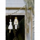 Lladro Home Decor, Nutcracker Christmas Ornament. Golden Lustre