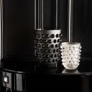Lalique Mossi Black 12.2" Vase XXL, Limited Edition