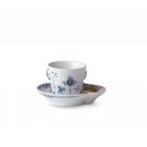 Royal Copenhagen, Blue Elements Espresso Cup and Saucer