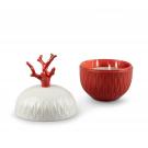 Lladro Light And Fragrance, Coral Candle. Mediterranean Beach Scent