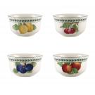 Villeroy and Boch French Garden Modern Fruits All Purpose Bowl Set of 4 Assorted