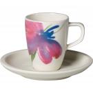 Villeroy and Boch Artesano Flower Art Espresso Cup