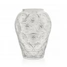 Lalique Anemones 13" Vase, Clear