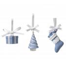 Wedgwood 2023 Festive Charm Ornaments, Set of 3