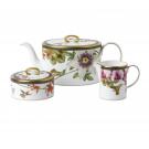 Wedgwood Hummingbird 3-Piece Tea Set (Teapot, Sugar and Creamer)