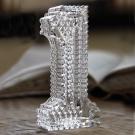 Waterford Crystal Number One Paperweight