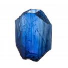 Iittala Kartta Glass Sculpture 12.5" Ultramarine Blue