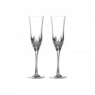Waterford Crystal Lismore Essence Champagne Flutes, Pair