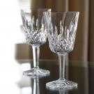 Waterford Crystal Classic Lismore Goblet, Pair