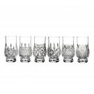 Waterford Crystal, Lismore Connoisseur Footed Tasting Glasses, Mixed Set of 6