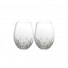 Waterford Crystal, Giftology Lismore Essence Stemless Red Wine, Pair