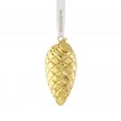 Waterford Fir Cone Golden Ornament