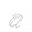 Lalique Fleur De Neige Silver Bracelet