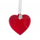 Waterford Crystal Times Square 2023 Dated Red Heart Ornament
