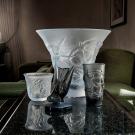 Lalique Hirondelles 11.5" Flared Vase, Clear