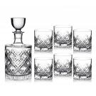 Marquis by Waterford Oblique Decanter and 6 OF Tumbler Set