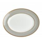 Wedgwood Renaissance Grey Oval Platter 13.75"