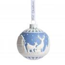 Wedgwood 2023 Christmas Deer Bauble Ornament