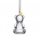 Waterford Crystal 2023 Baby's First Christmas Bear Dated Ornament