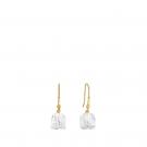 Lalique Muguet Pierced Earrings, Gold