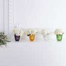 Lalique Small Pivoines Purple 5.5" Vase