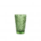 Lalique Merles et Raisins 8.75" Vase, Green