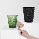 Lalique Mures 10" Vase, Green