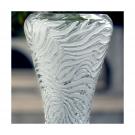 Lalique Empreinte Animale Zebre 18" Vase Shiny Limited Edition