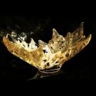 Lalique Champs-Elysees Gold Luster 18" Bowl