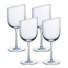 Villeroy and Boch NewMoon Claret, Red Wine Glasses, Set of 4