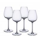 Villeroy and Boch Purismo Wine Intricate and Delicate Red Wine Glasses, Set of 4
