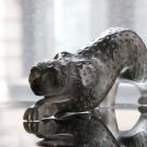 Lalique Zeila Grey Panther 14.5" Sculpture