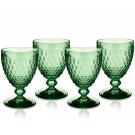 Villeroy and Boch Boston Colored Goblet Green Set of 4