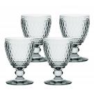 Villeroy and Boch Boston Colored Goblet Smoke Set of 4