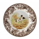 Spode Woodland Hunting Dogs Salad Plate, Pointer