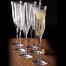 Waterford Lismore Essence Toasting Flutes, Pair