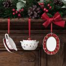 Villeroy and Boch Toys Delight Decoration Ornaments, Serveware Set of 3