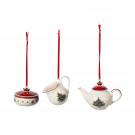 Villeroy and Boch Toys Delight Decoration Ornaments, Coffeeset Set of 3