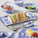 Spode Blue Italian Serveware Sandwich Tray
