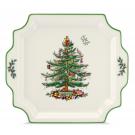 Spode Christmas Tree Serveware Square Handled Platter