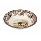 Spode Woodland American Wildlife Ascot Cereal Bowl, Bison