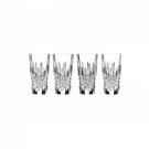 Waterford Lismore Diamond Vodka Shot Crystal Glasses, Set of Four