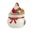 Spode Christmas Tree Figural Santa Candy Bowl