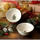 Spode Christmas Tree Serveware Dip Bowls, Set Of 2