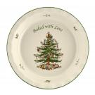 Spode Christmas Tree Bakeware Pie Dish, Baked With Love