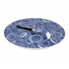 Spode Blue Room Sunflower Cheese Plate and Knife