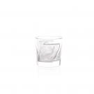 Lalique Owl Crystal Cordial Tumblers, Pair