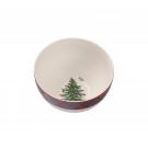 Spode Christmas Tree Tartan Rice Bowl