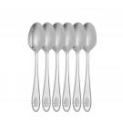 Spode Christmas Tree Cutlery Set Of 6 Dessert Spoons, Stainless